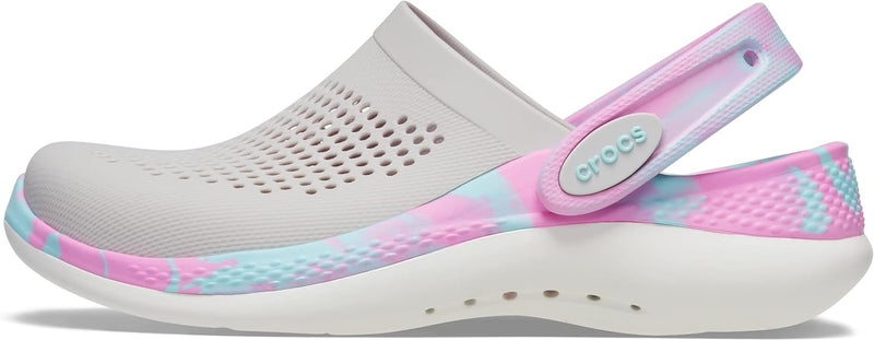 Crocs Unisex Kinder Literide 360 Clog T Holzschuh 28/29 EU Pearl White Multi, 28/29 EU Pearl White M