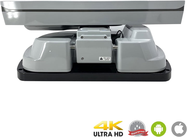 [Test: AUSGEZEICHNET*] Selfsat Snipe BT Grey Line Twin - automatische Camping Antenne incl. iOS/Andr