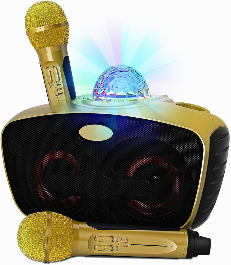 Karaoke-Maschine für Erwachsene und Kinder,Graffiti Art Tragbare Bluetooth-Lautsprecher,kabellose Si