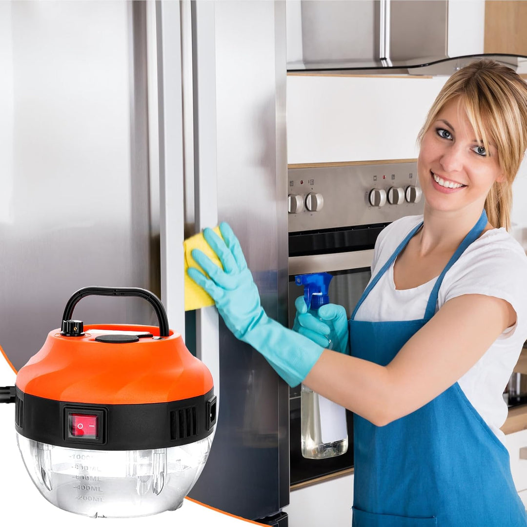 3800W Hand Dampfreiniger, 1L Wassertank Dampfreiniger Handgerät, 10s Schnellaufheizung, 6 Geschwindi