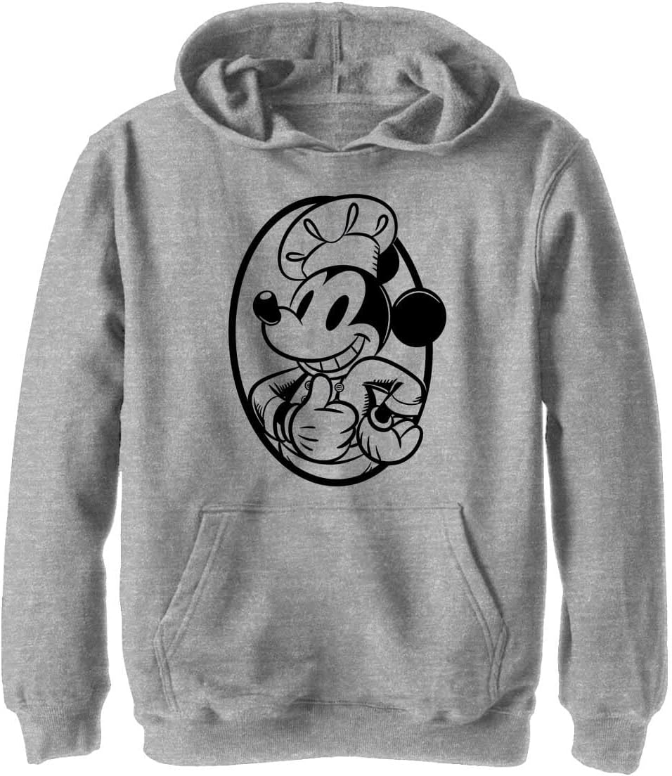 Disney Jungen Chef Mickey Circle Hoodie M Sportlich Heather, M Sportlich Heather