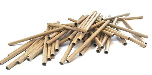 4 x 6 x 120mm Papphülse, Braun, parallel gewickelt, fest, Pappröhrchen , Papierhülse, cardboard tube