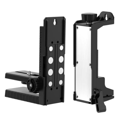 DOVOH Kreuzlinienlaser magnetisch, Heavy-Duty Multifunktional mit verstellbarer Klemme, 1/4"-20 Gewi