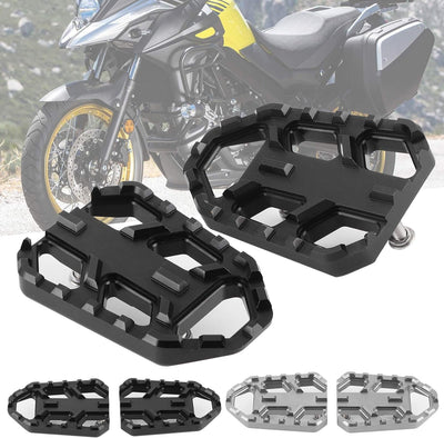 KIMISS Motorradpedal, 1 Paar Motorrad-Sicherheitsfussstütze CNC-Fussplatten aus Aluminiumlegierung P