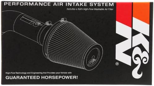 K&N 63-2587 Waschbarer und wiederverwendbarer KFZ Hochleistungsluftfiltersystem, Rot Roto-Form, Roto