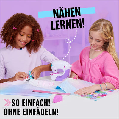 Cool MAKER Stich n Style Fashion Studio - Einfach Nähen ohne einfädeln, Nähmaschine mit 6 Projekten