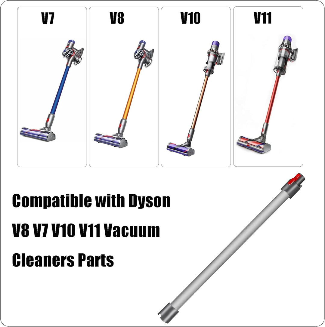 Italdos Verlängerungsrohr Teleskoprohr Rohr Kompatibel für Dyson V7 V8 V10 V11 V15 Länge 73 cm Schne