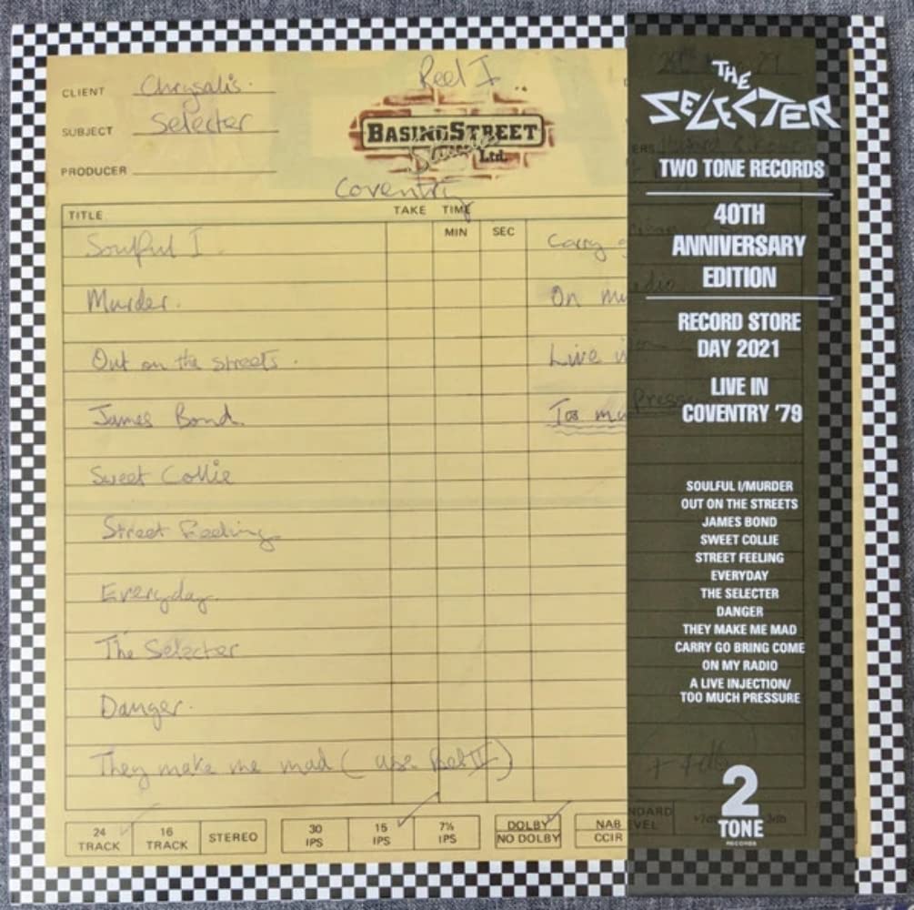 Live in Coventry '79, Vinyl