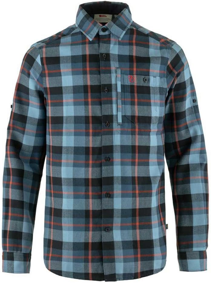 FJALLRAVEN Herren Fjällglim Shirt Hemd XXL Indigo Blue-dawn Blue, XXL Indigo Blue-dawn Blue