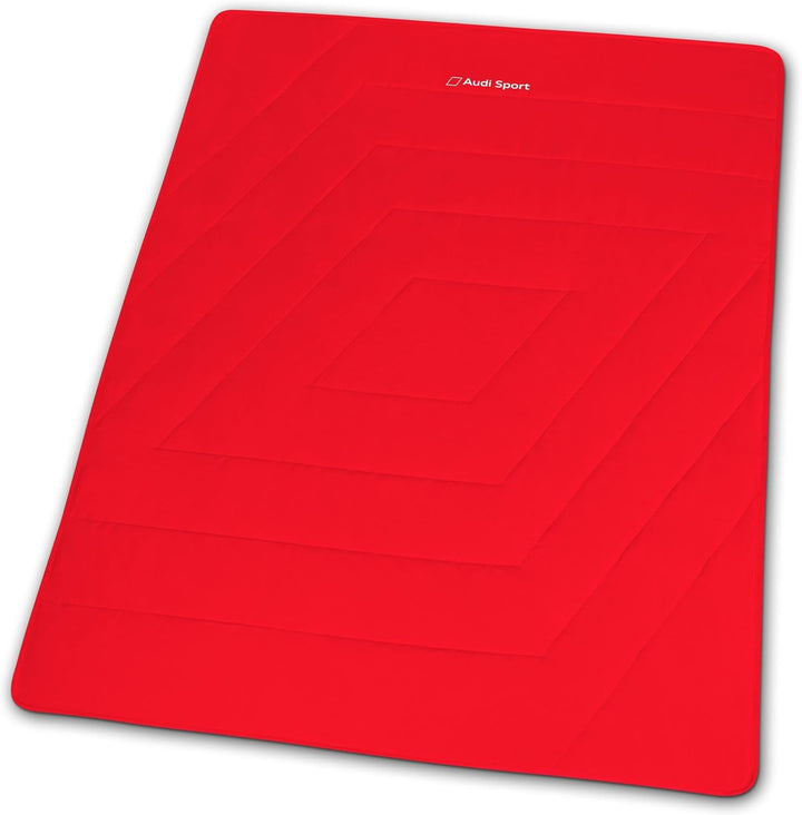Audi 3292400100 Picknickdecke Outdoor-Decke, Grösse: 130x170cm, rot