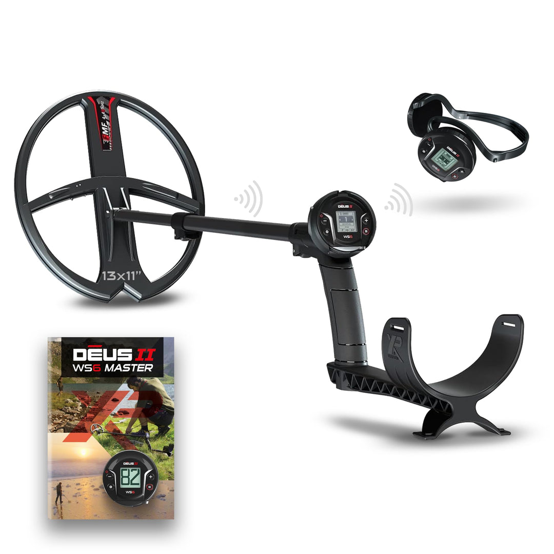 XP Metal Detectors Deus II WS6 Master - Wetterfest und mehrfrequenzfähig, ideal für die Schatz- und