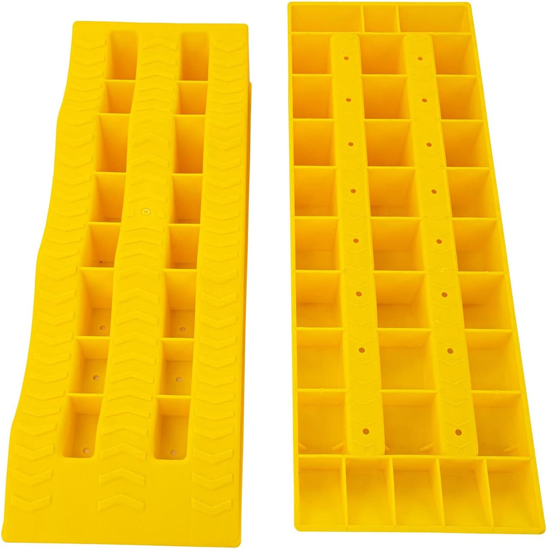 2 x Stufenkeile Auffahrkeile Ausgleichskeil Rampe Keil Set für Wohnwagen Wohnmobil