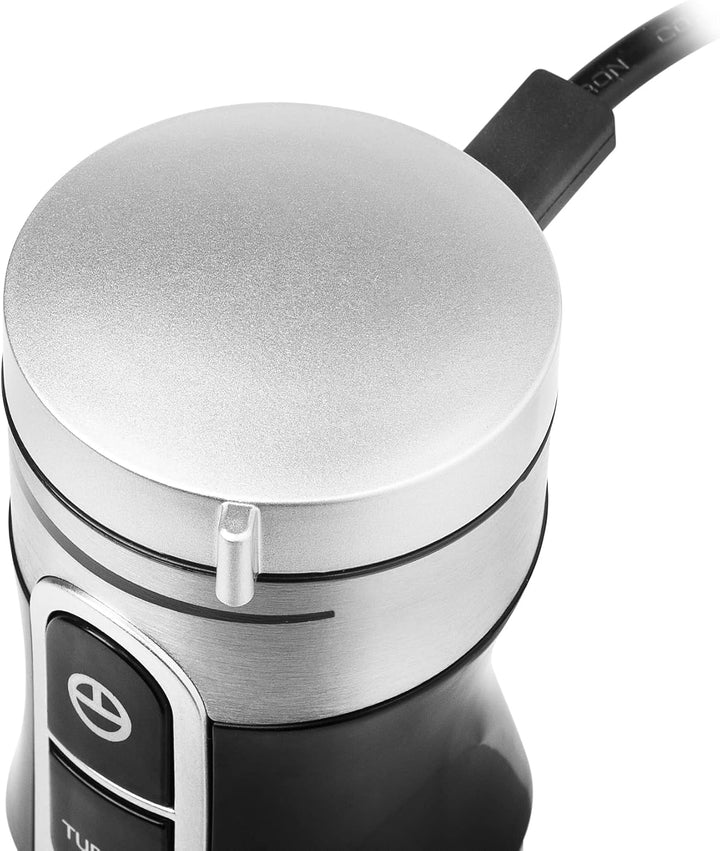 Tristar MX-4828 Stabmixer - Abnehmbare Edelstahlstange - 1000-Watt, silber, schwarz Stabmixer ohne Z
