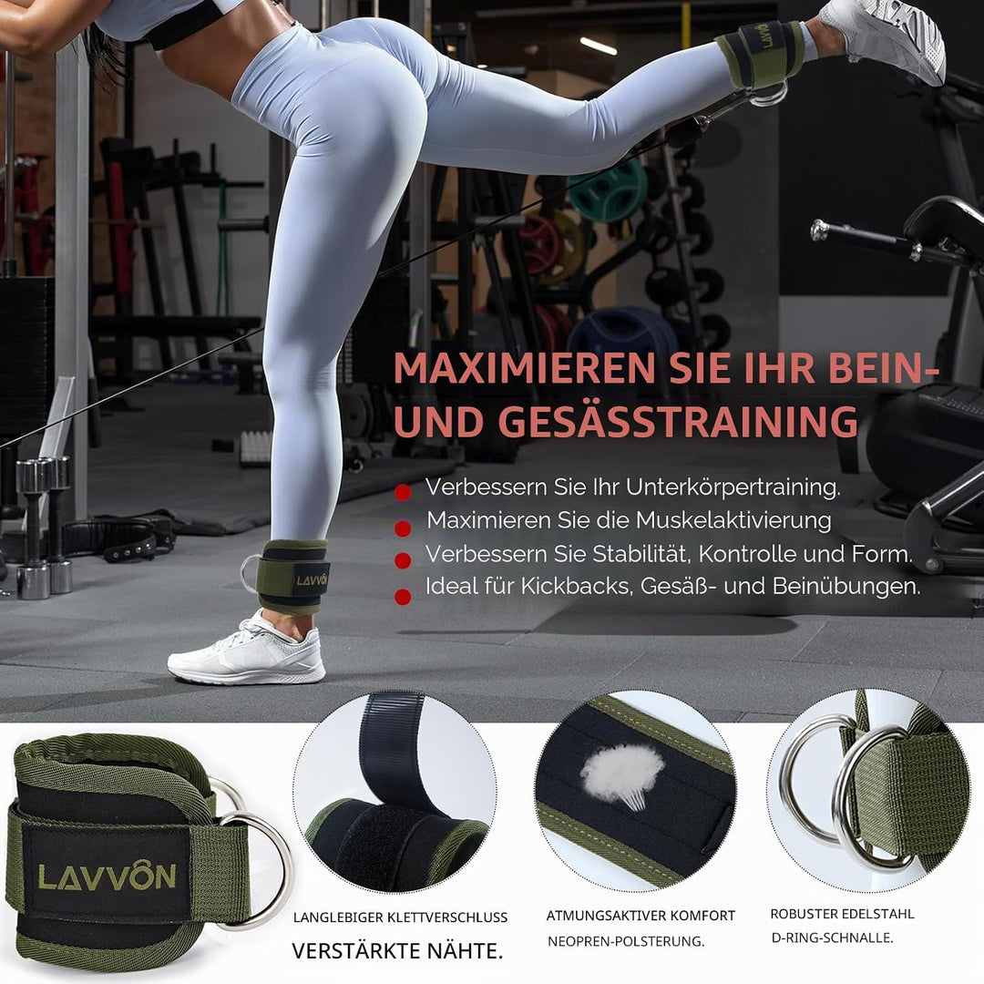 Langhantel Polster Set - Hip Thrust Pad Polster für Langhantelstange - Hantel Nackenpolster, Polster