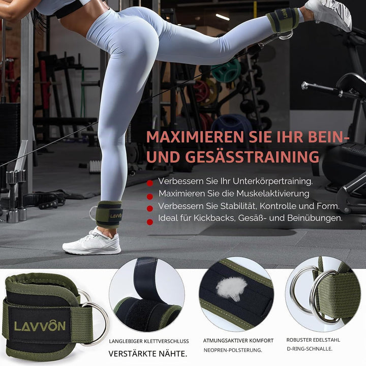 Langhantel Polster Set - Hip Thrust Pad Polster für Langhantelstange - Hantel Nackenpolster, Polster