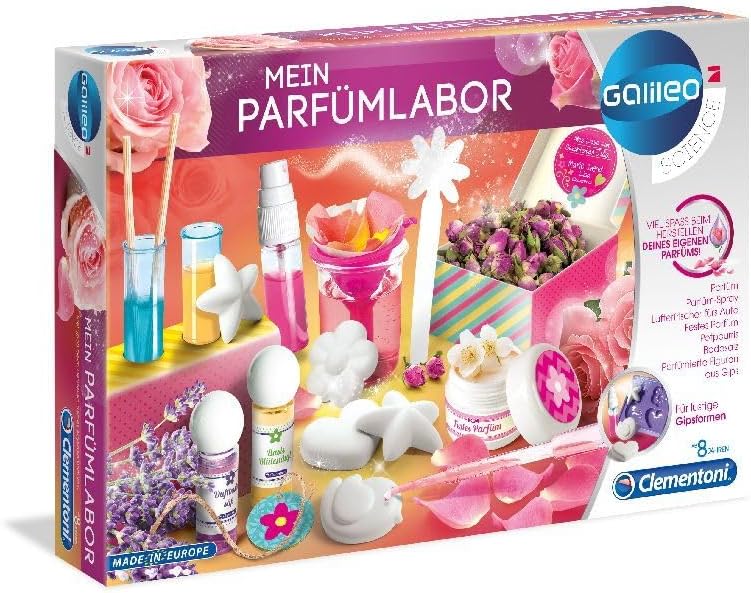 Clementoni Galileo Lab – Mein Parfümlabor, wohlriechende Düfte und Parfüms, spannender Experimentier