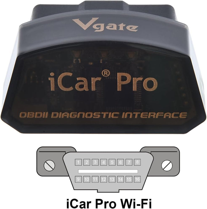 Vgate Code Reader Diagnosegerät OBD2 OBDII ELM327 kompatibel Scanner KFZ Adapter Fault motorkontroll