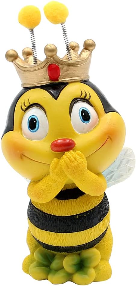 Dekohelden24 Dekofigur Bienen 3er Set, Motiv: Nicht sehen, Nicht hören, Nicht sprechen, Gartendeko,
