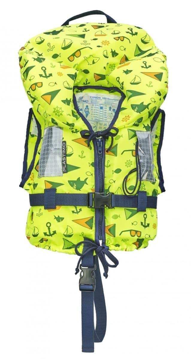 CHALECO TYPHOON"20/30KG AMARILLO SHARK
