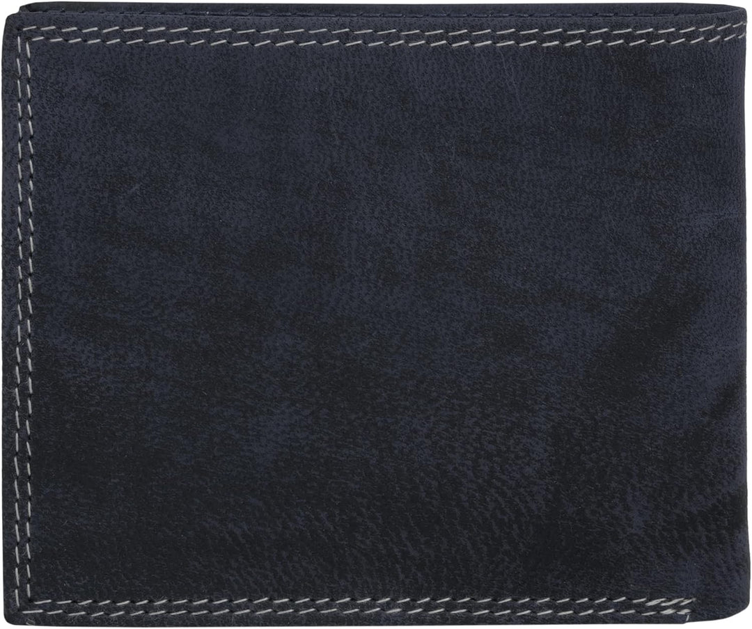 bruno banani Geldbörse Echt Leder Herren | | 021121, Blau