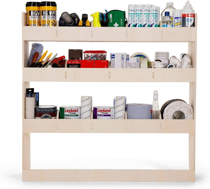 Vanify - Kompatibel mit Renault TRAFIC L2 2015+ Fahrzeugeinrichtung Fahrzeugregale, komplette Fahrer