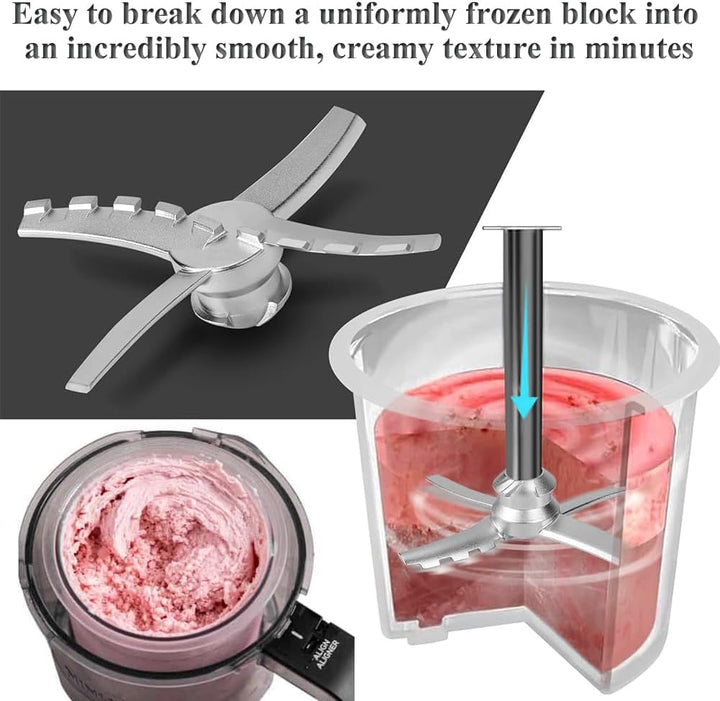 Ersatzklinge Kompatibel mit Ninja CREAMi Deluxe NC501EU NC502EU Eismaschine, Paddel Klinge Ersatztei