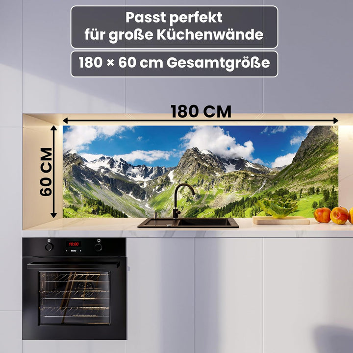 Dimex Küchenrückwand Folie selbstklebend GEBIRGE | Klebefolie - Dekofolie - Spritzschutz für Küche |
