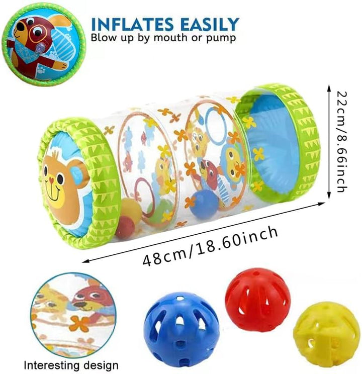 Baby-Rolle Krabbelspielzeug Für Babys - Aufblasbares Rollerspielzeug, Krabbelhilfe, Krabbel- Und Kle
