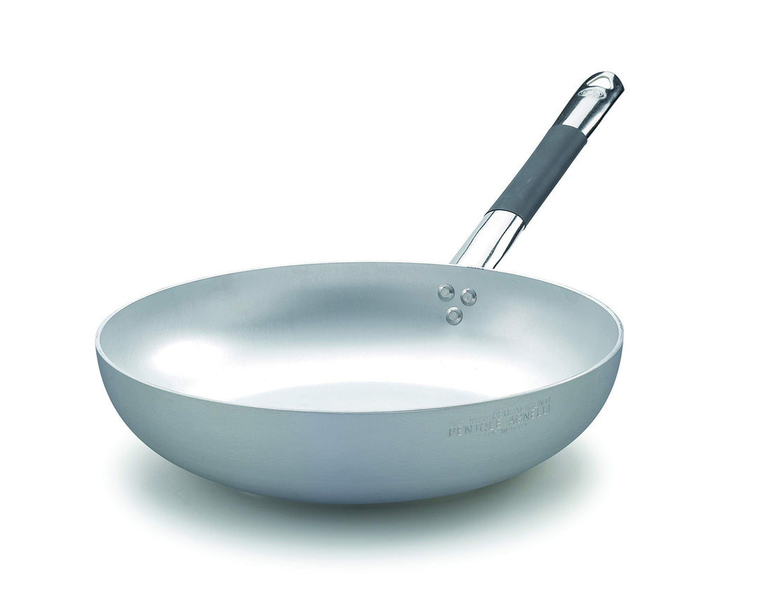 Pentole Agnelli ALMC111BPIC36 Töpfe Aluminium Induktionsleitung Senkpfanne hoch, Induktionsboden mit