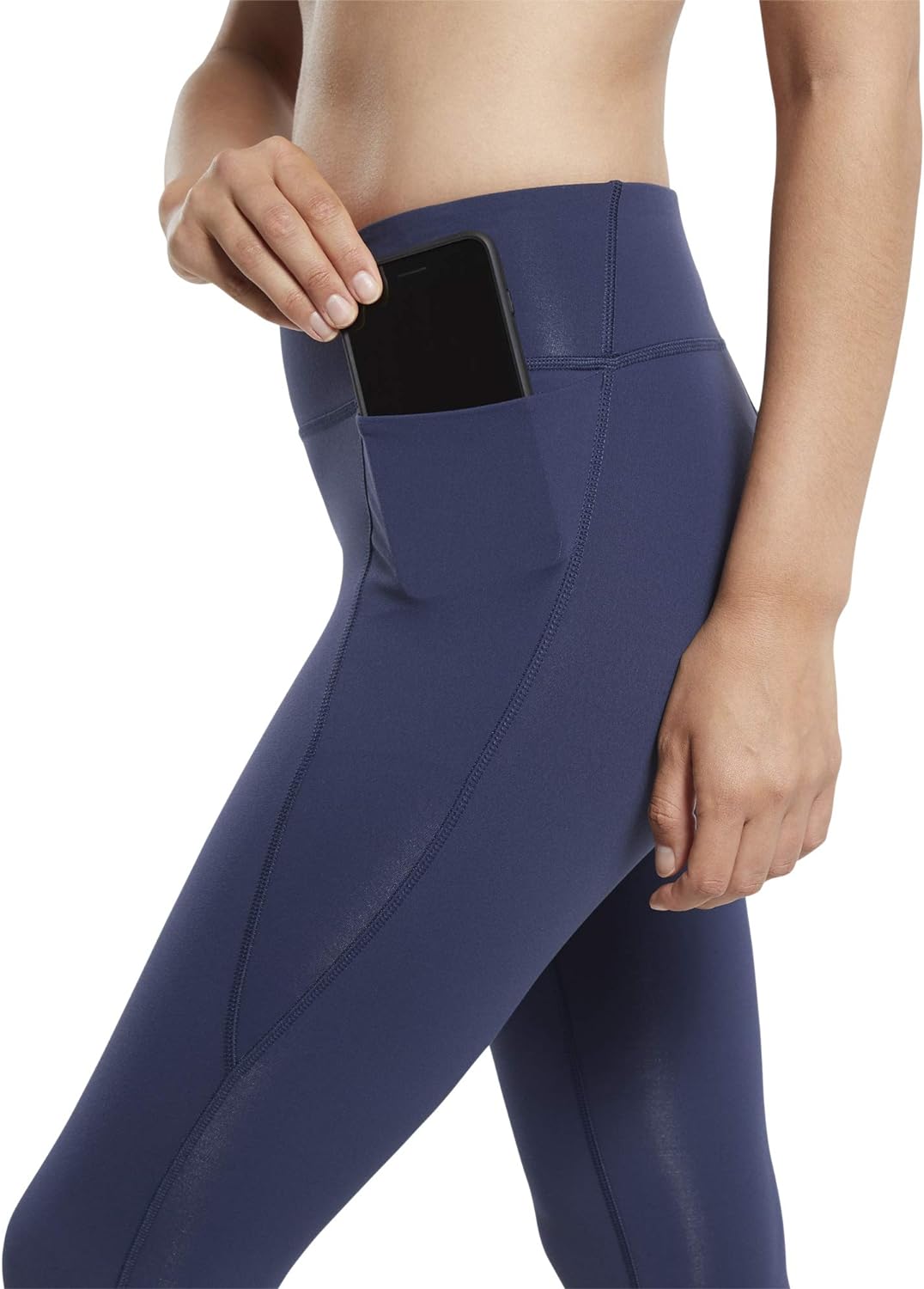 Reebok Damen Ts Lux Tight 2.0 Netze 2XS/S Blau, 2XS/S Blau