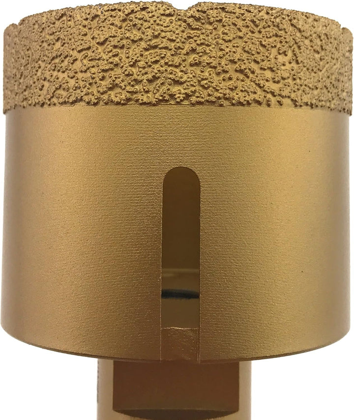 PRODIAMANT Profi Fliesenbohrer Fliese 73 mm x M14 Diamantbohrer Winkelschleifer für trockenbohren in