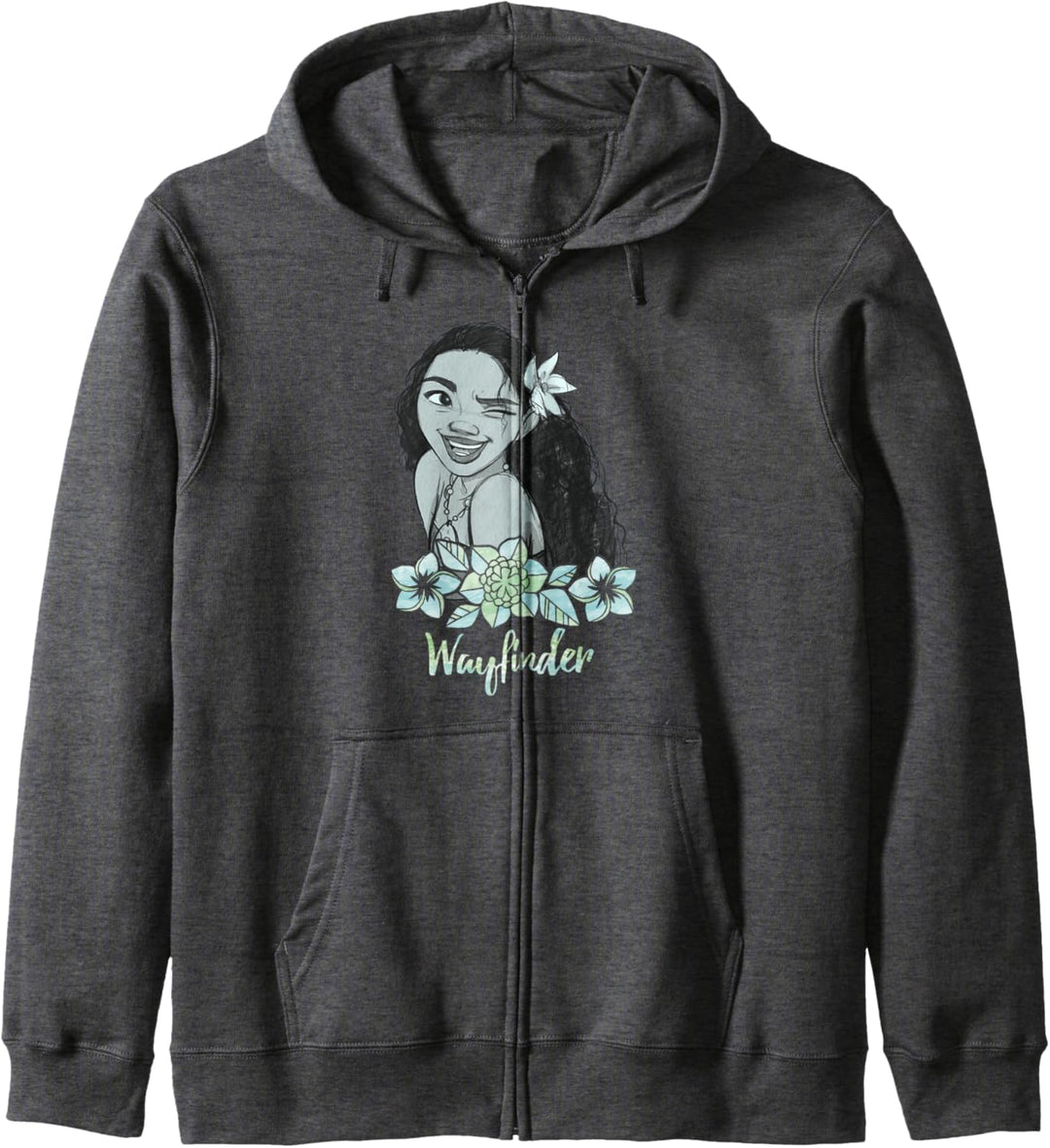 Disney Moana Turquoise Flower Wayfinder Kapuzenjacke