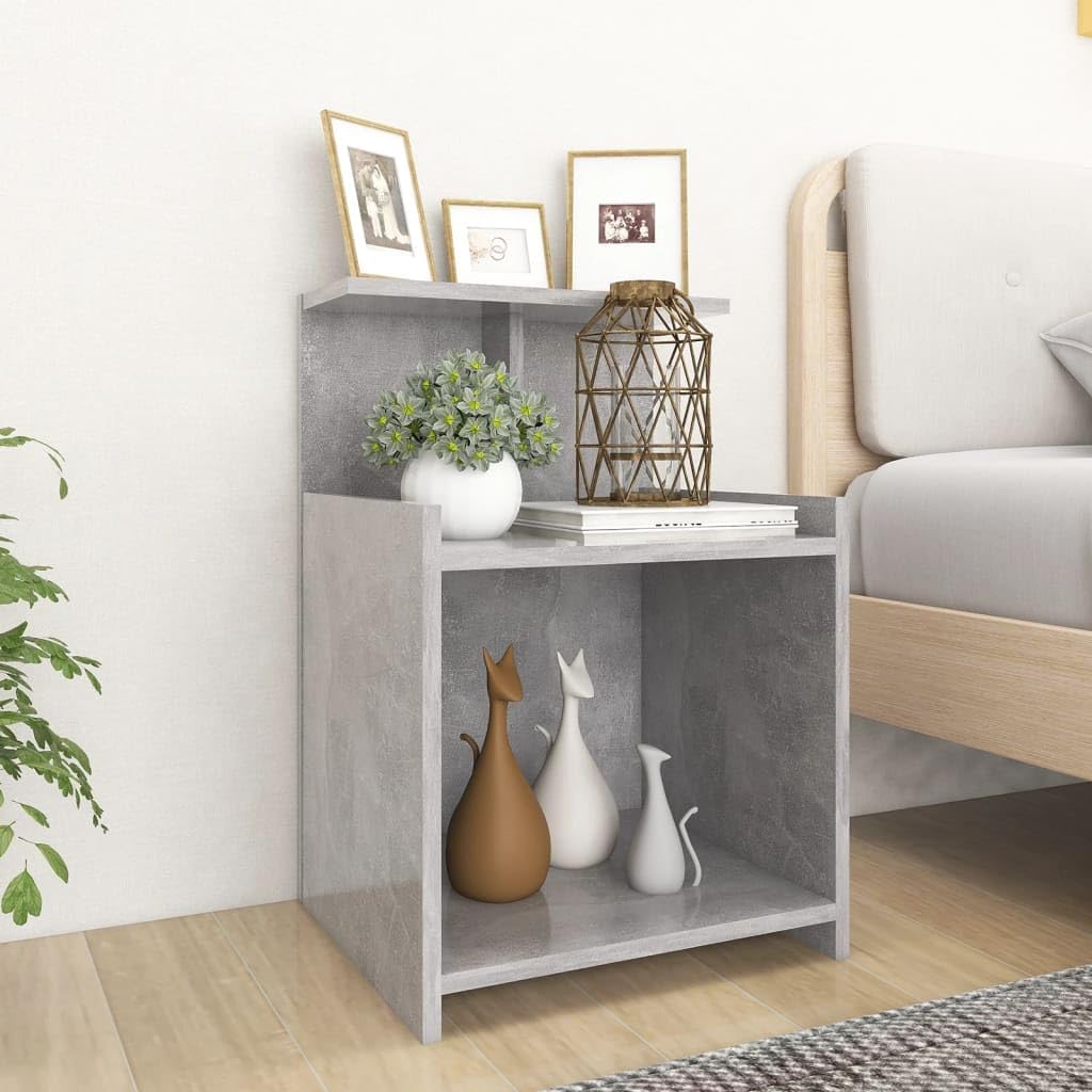 vidaXL 2X Nachttisch Nachtschrank Nachtkommode Nachtkonsole Schlafzimmer Schrank Kommode Beistelltis