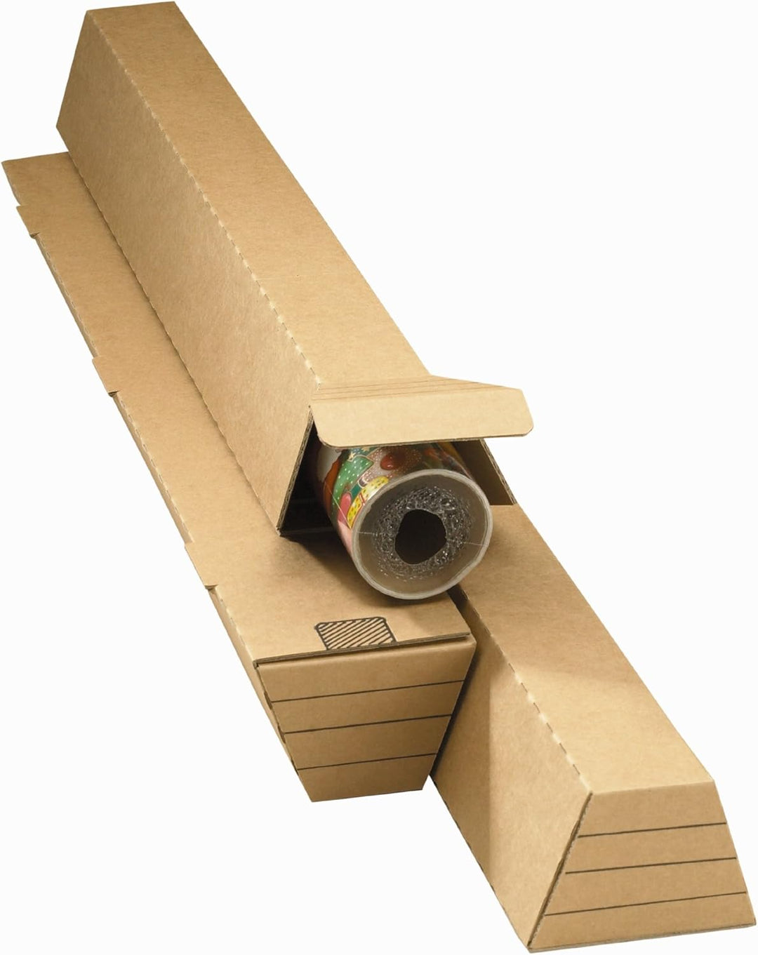progressPACK Trapez-Versandverpackung Premium Extra PP T00.05 aus doppelter Wellpappe, DIN A1+, 705