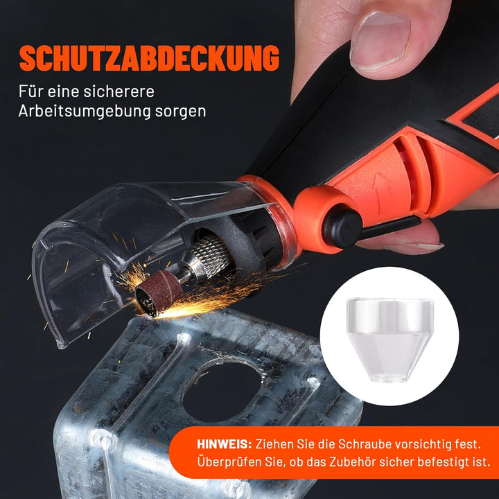 ValueMax Multifunktionswerkzeug 130W, Rotationswerkzeug mit 120 Zubehör, mini Graviergerät 5 Variabl