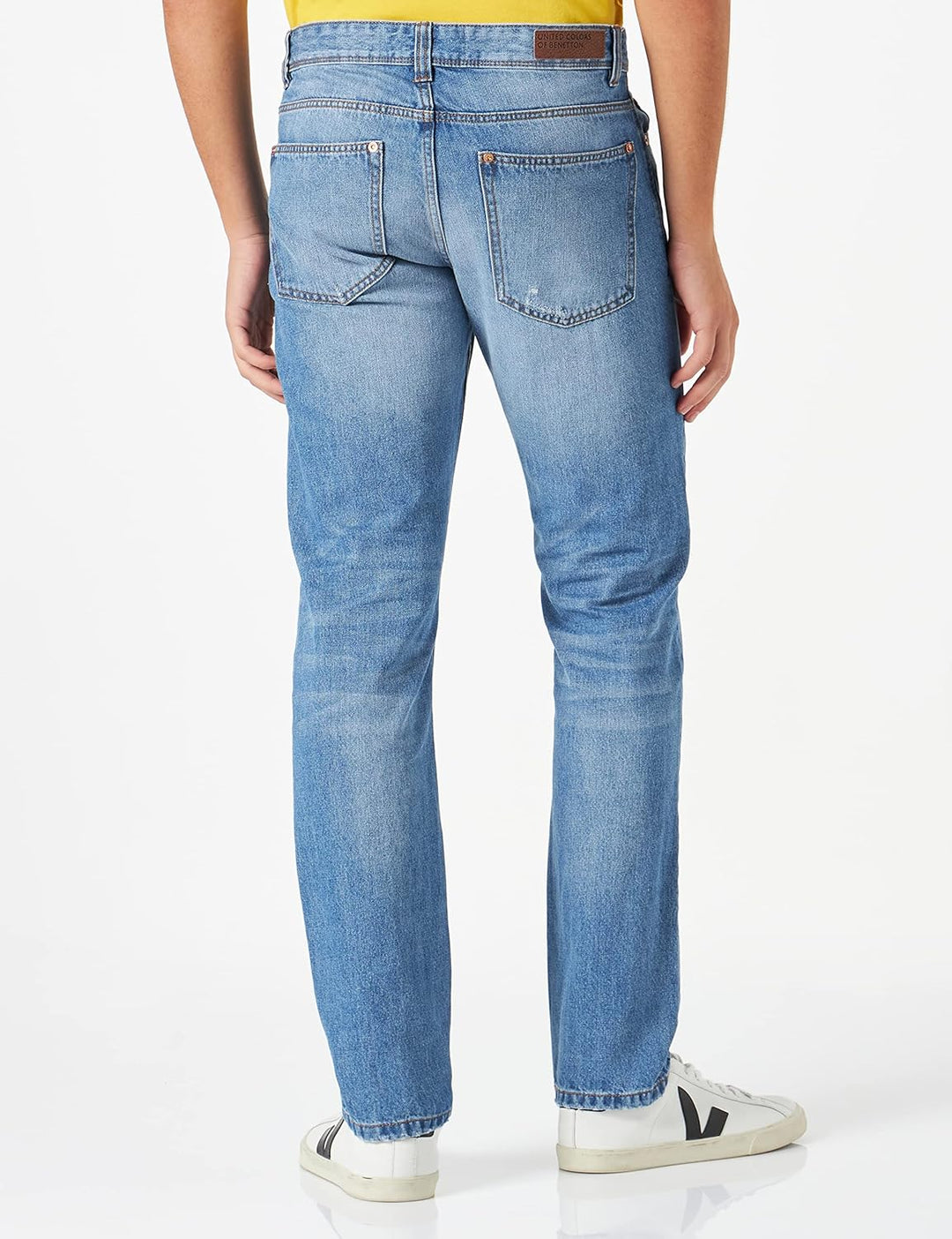 United Colors of Benetton Herren Hose 31 Blauer Denim 918, 31 Blauer Denim 918