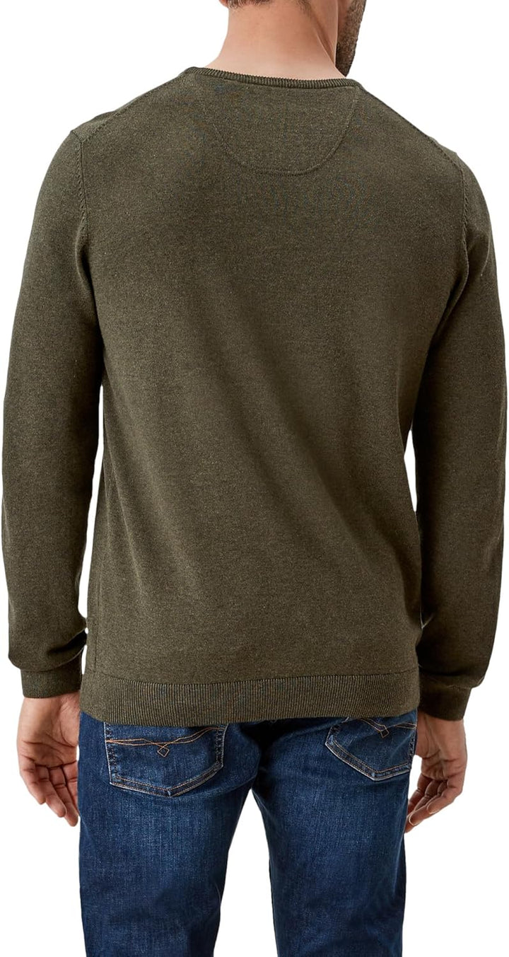 s.Oliver Herren 2152193 Pullover mit Logo-Stitching 4XL Grosse Grössen 79w0, 4XL Große Grö