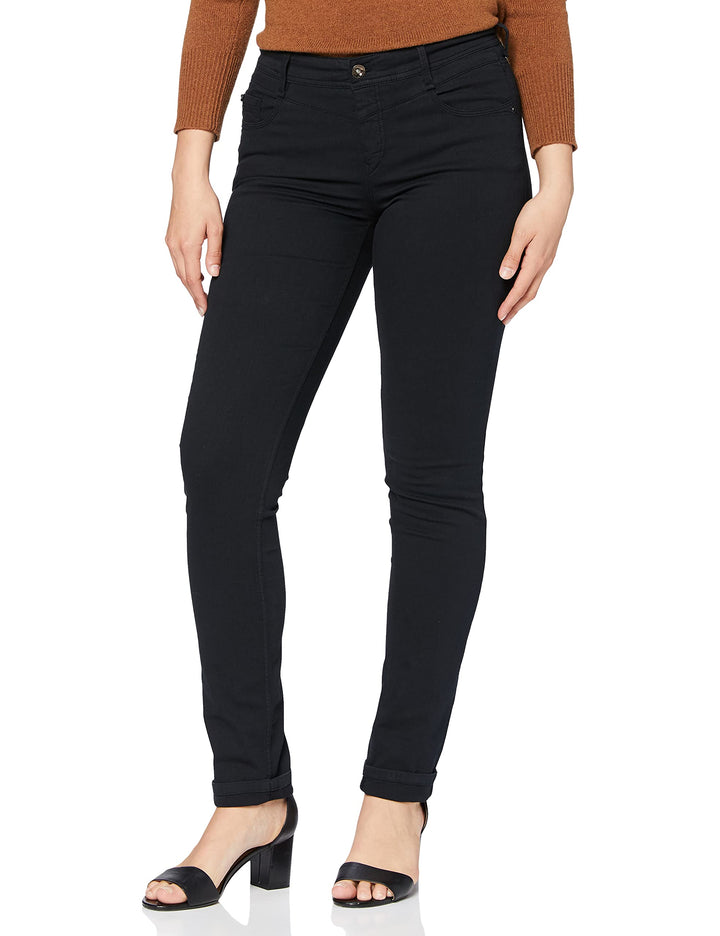 Atelier GARDEUR Damen Zuri Wondershape Jeans 32 Kurz Schwarz (Schwarz 99), 32 Kurz Schwarz (Schwarz