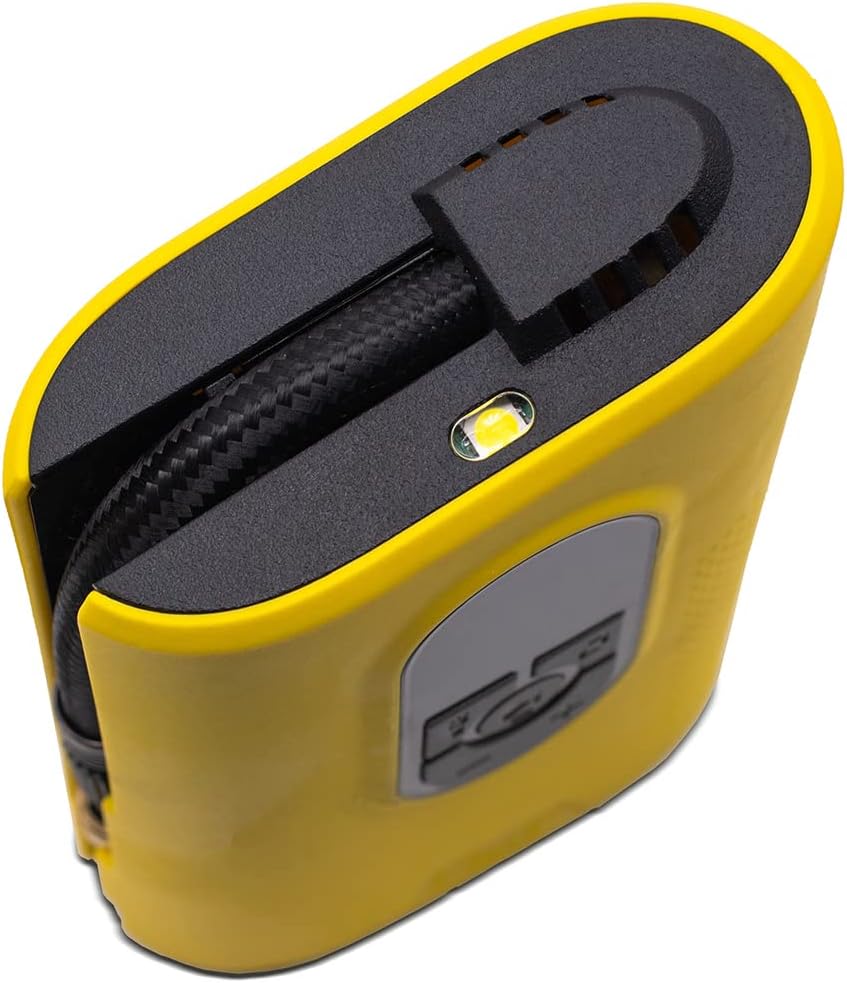 Airman Kabelloser Kompressor-Reifenfüller für Autos, Fahrräder und Motorräder, 110 psi – Taschenlamp