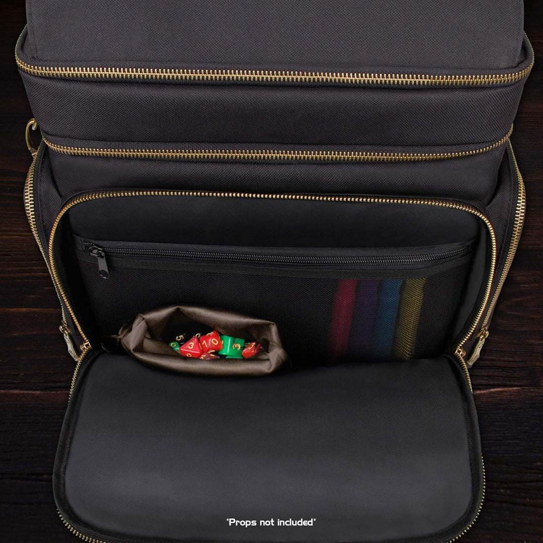 ENHANCE Tischspiele RPG Abenteurer Tasche - Dungeons and Dragons Reisetasche für Dungeon Masters mit