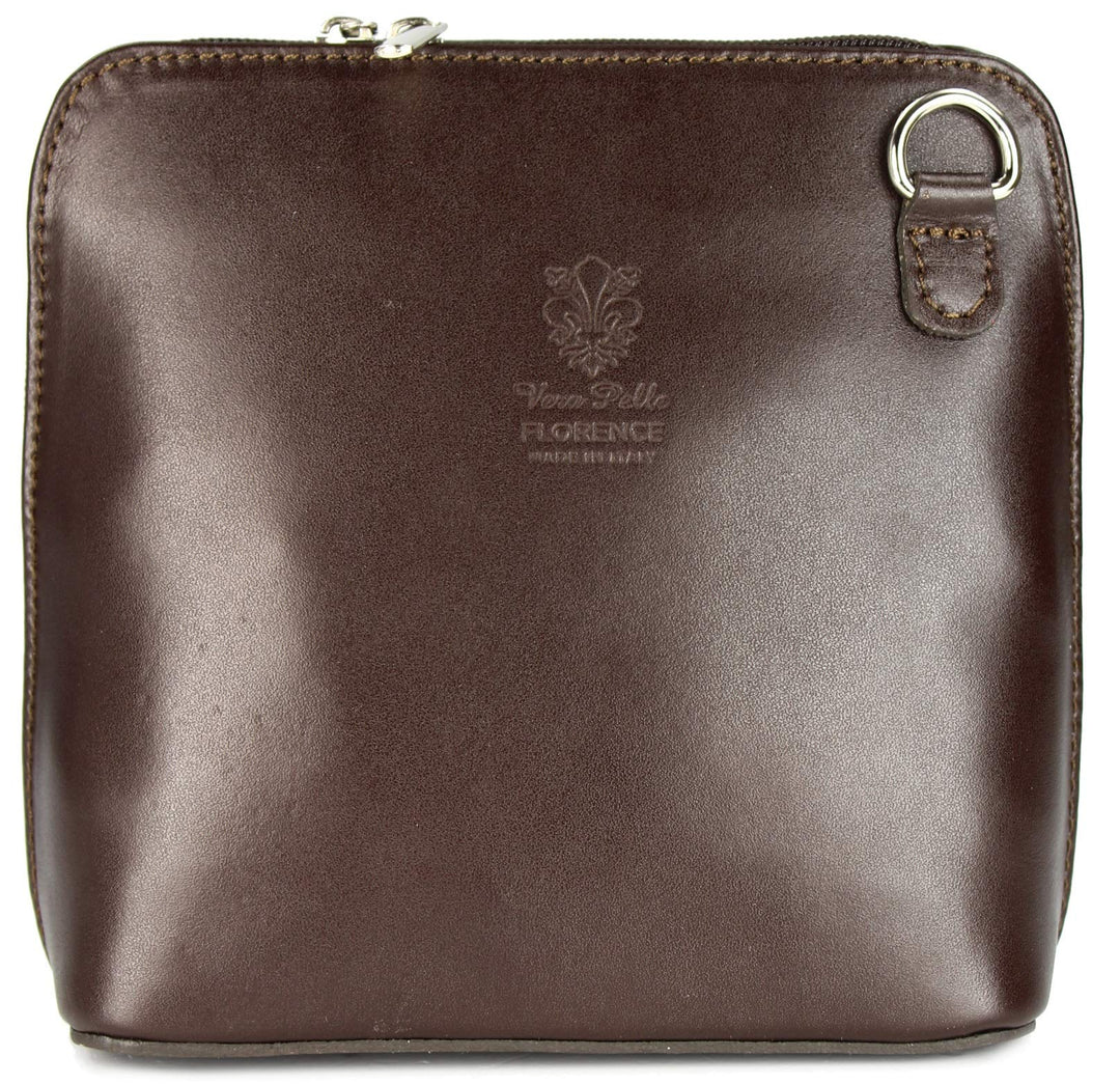 Belli italienische Ledertasche Damen Umhängetasche klein Handtasche Schultertasche Abendtasche in du