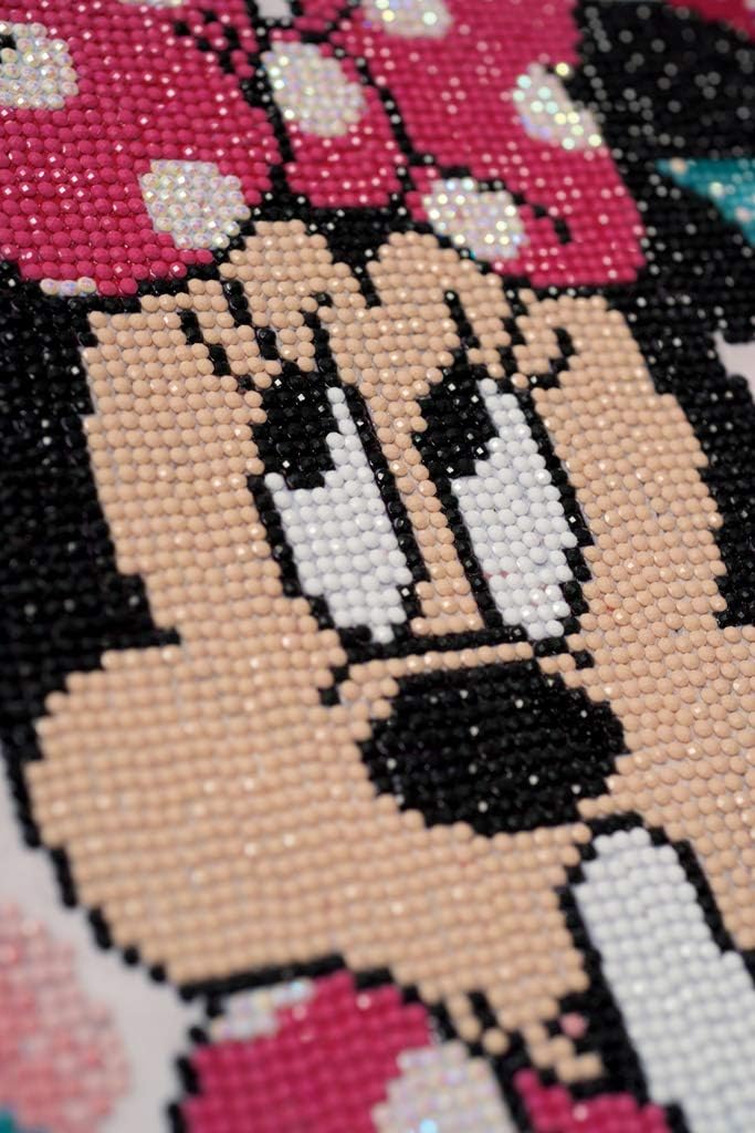 Vervaco 5413480782611 Disney Minnie denkt Diamanten Malerei, Acrylic, mehrfarbig, ca. 37 x 50 cm