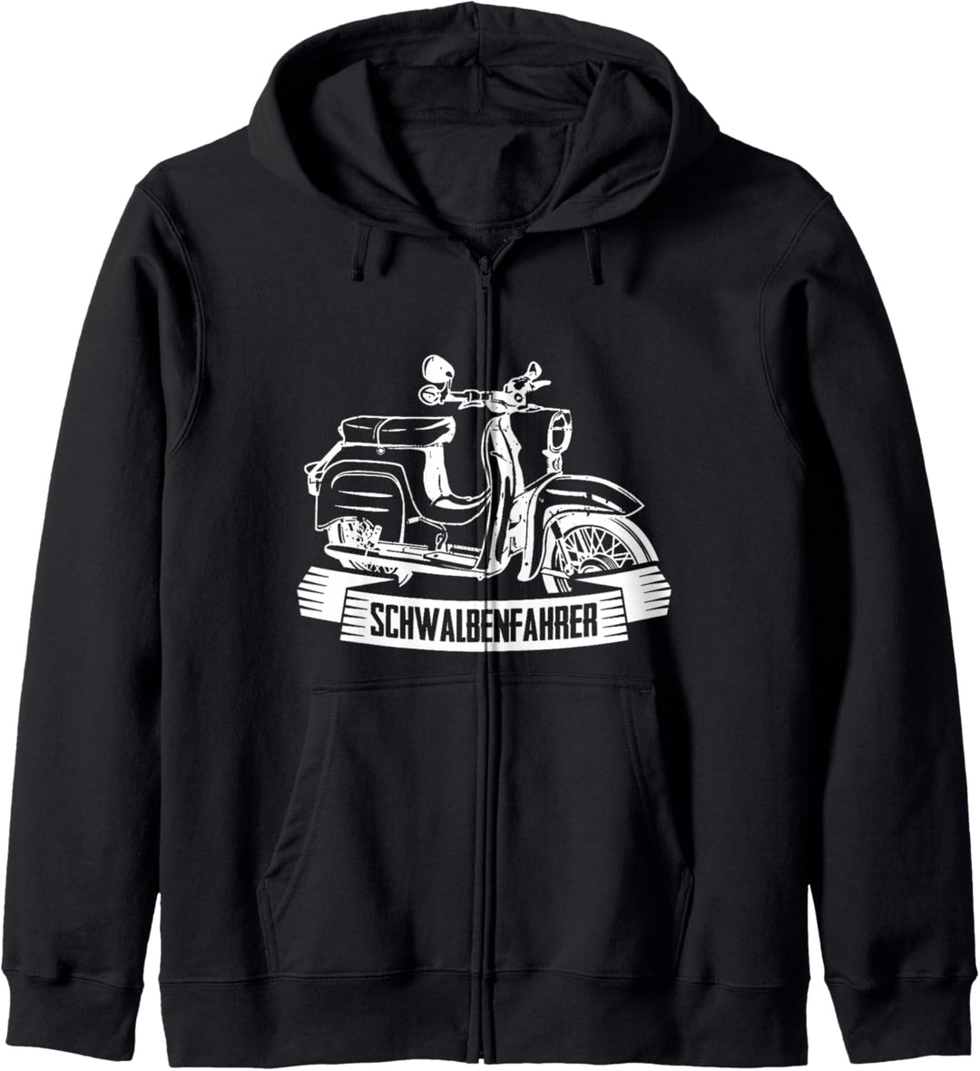 Schwalbenfahrer Schwalb DDR Moped Nostalgie Geschenk Kapuzenjacke