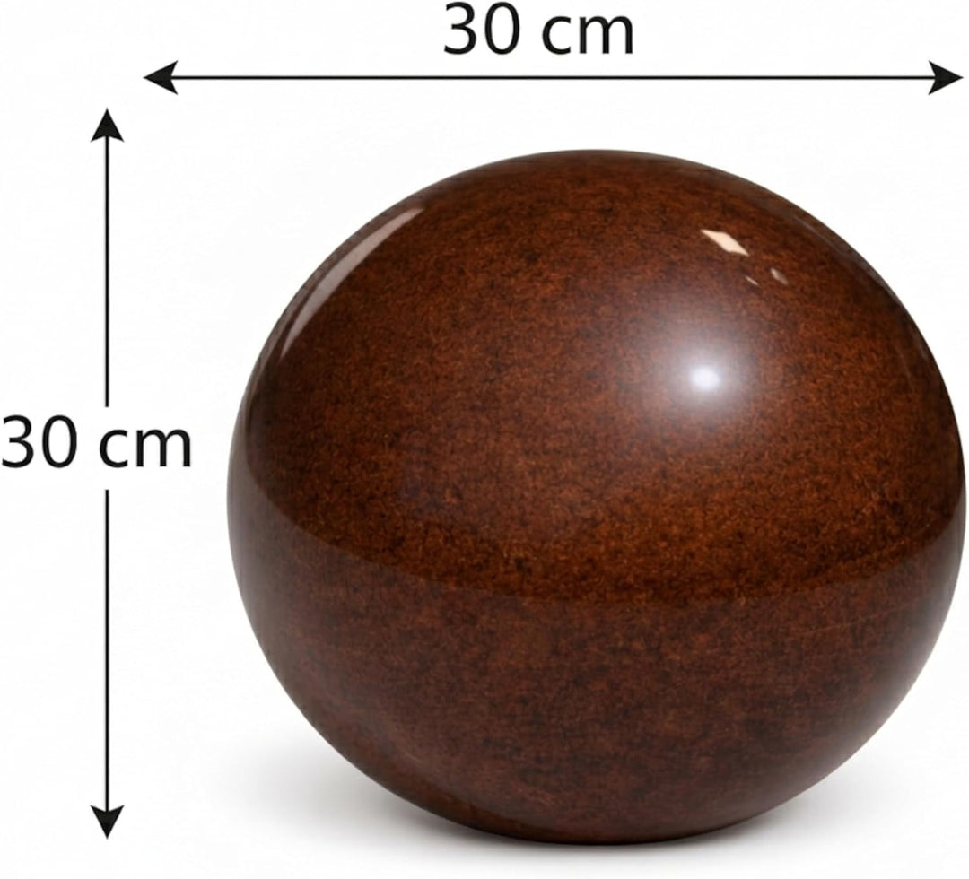 Keramik Kugel 30 cm Gartenkugel Dekokugel Gartenfigur Dekoration aus frostfester, witterungsbeständi