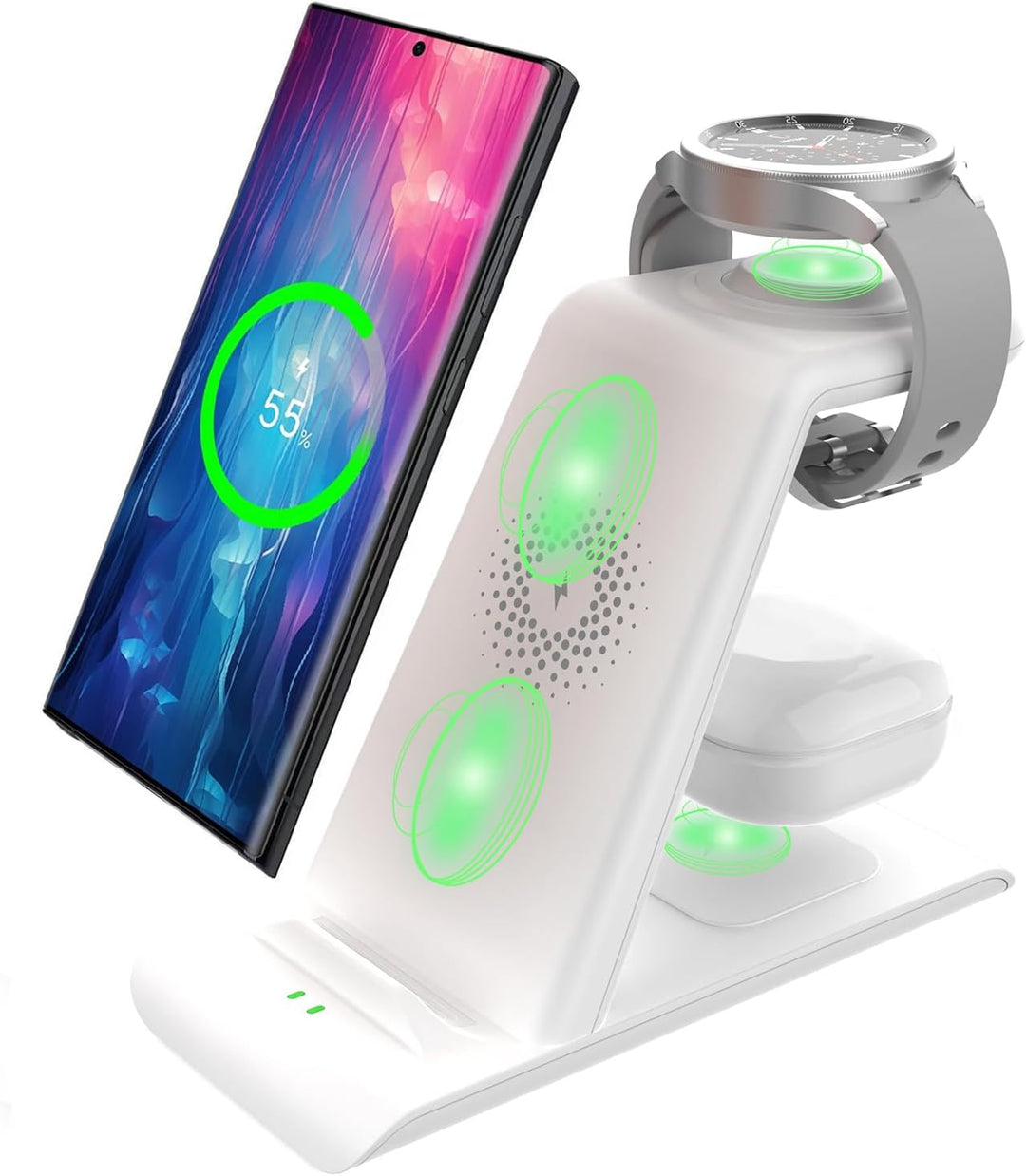 SPGUARD Ladegerät für Samsung Galaxy Watch 5 Pro 45mm Ladestation Galaxy Watch 4 Ersatzladegerät für