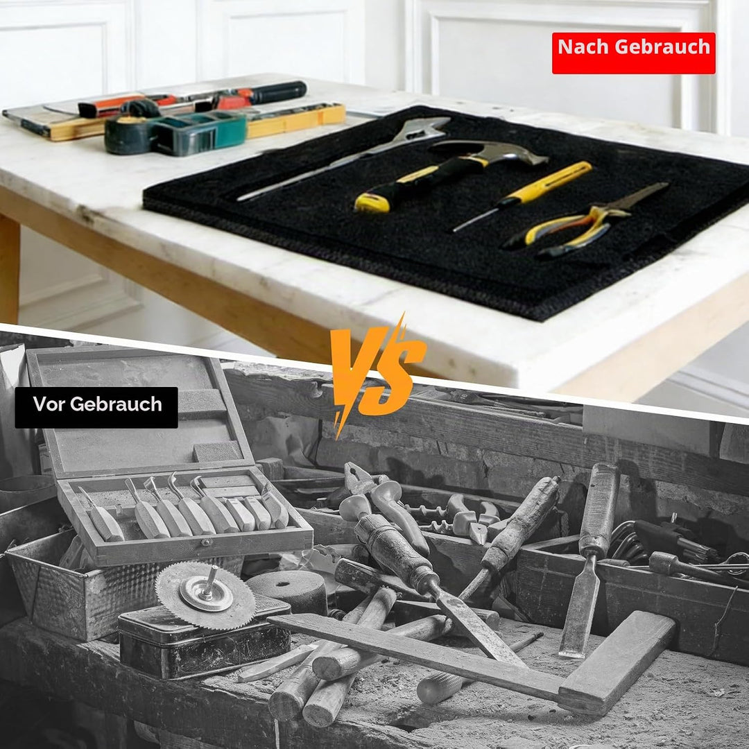 Werkzeugeinlage, Hartschaumplatte 8er-Pack mit Schaumstoff Cutter Cut Precision Defined Werkzeugkist