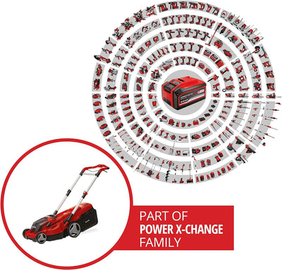 Einhell Akku-Rasenmäher RASARRO 36/38 Kit Power X-Change (36 V, 38 cm Schnittbreite, 450 m², Brushle