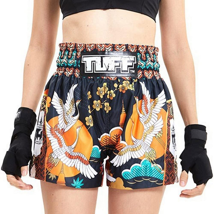 Tuff Sport Muay Thai Boxshorts Herren & Unisex Blau Grösse S Traditioneller Stil MMA Kickboxen Grapp