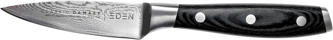 Eden Classic Damast Officemesser 9 cm Küchenmesser EQ2030-109 Super Scharfes Allround-Küchenmesser,