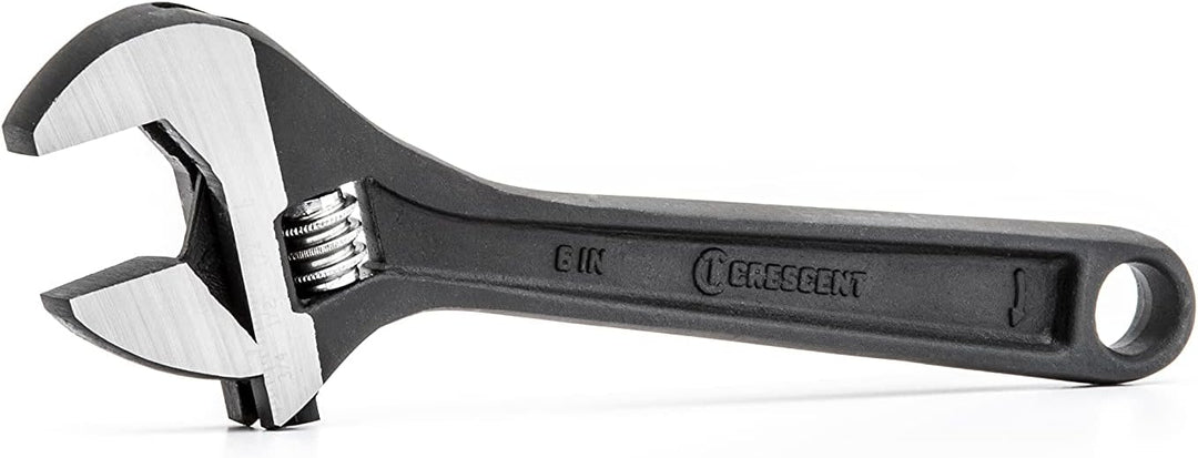 Crescent AT26VS 152mm Verstellbarer Einmaulschlüssel, Schwarz Phosphatierte Oberfläche mit Schwarzox